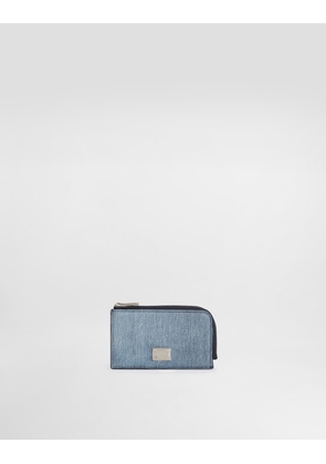 Dolce & Gabbana Portacarte - Man Wallets And Small Leather Goods Denim Onesize