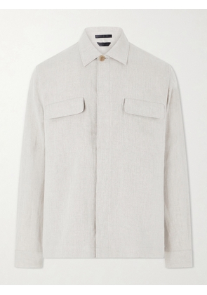 Sunspel - Linen Overshirt - Men - Neutrals - S