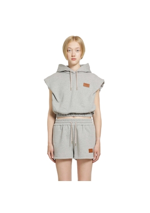 Cropped Jersey Sweatshirt