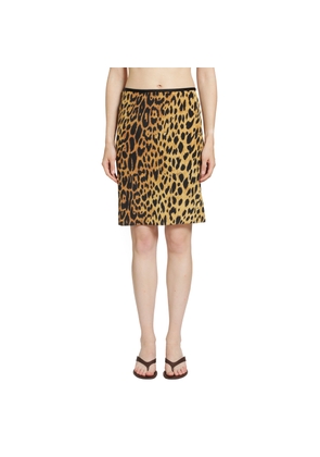 Printed Silk Crepe de Chine Skirt