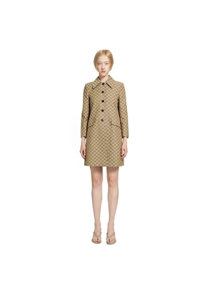 GG Cotton Canvas Coat