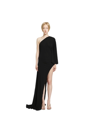 Asymmetric Viscose Jersey Long dress