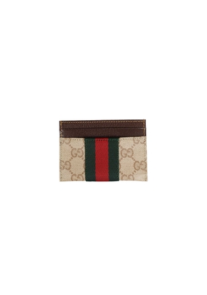 Coated GG Canvas Card Holder