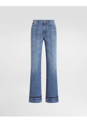 Dolce & Gabbana 5-pocket Denim Trousers - Woman Denim And Jeans Multi-colored 44