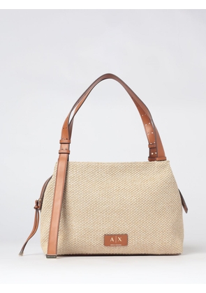 ARMANI EXCHANGE Shoulder Bag Woman color Natural