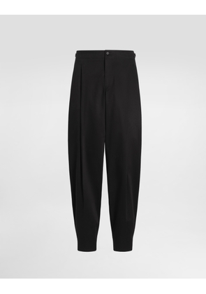 Dolce & Gabbana Cotton Trousers - Man Pants And Shorts Black 54