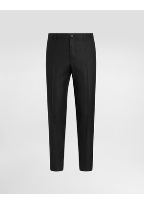Dolce & Gabbana Viscose Trousers - Man Pants And Shorts Black 44