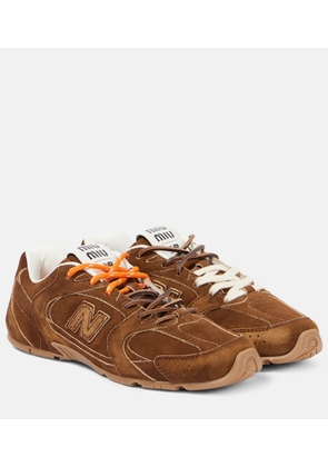 Miu Miu x New Balance 530 SL suede sneakers