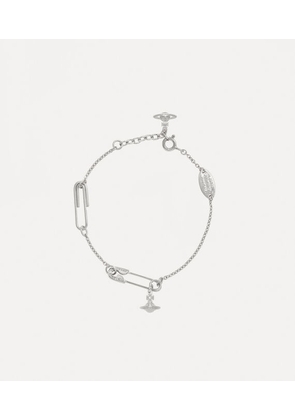 Vivienne Westwood Safety Pin Bracelet Silver Women