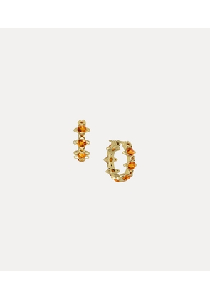 Vivienne Westwood Warwick Earrings Gold-citrine-cz Gold-citrine-cz Women