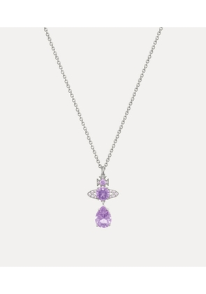 Vivienne Westwood Ismene Drop Pendant Necklace Platinum-lavender Platinum-lavender Women