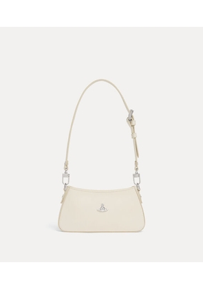 Vivienne Westwood Tasha Shoulder Phone Bag Pu Smooth White