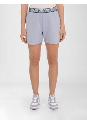 EA7 Shorts Woman color Sky Blue