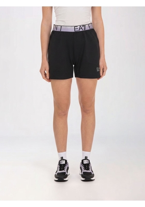 EA7 Shorts Woman color Black