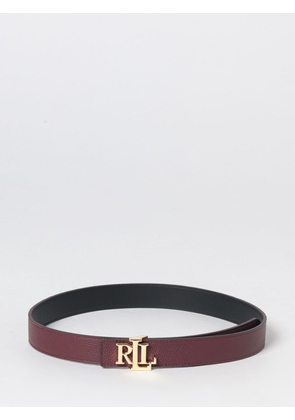 LAUREN RALPH LAUREN Belt Woman color Burgundy