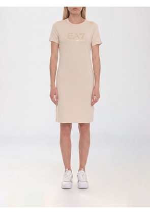 EA7 Dress Woman color Beige
