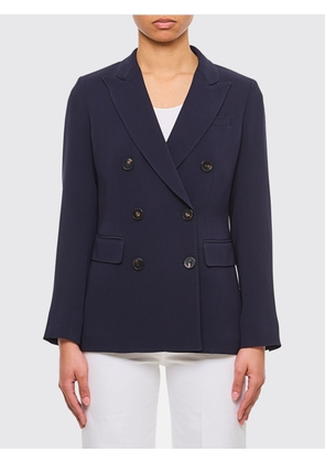 ALBERTO BIANI Slim Fit Double-Breasted Cady Blazer with Classic Lapels