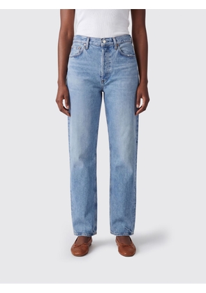 AGOLDE Jeans Woman color Blue