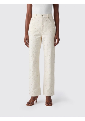 GOLDEN GOOSE Jeans Woman color White