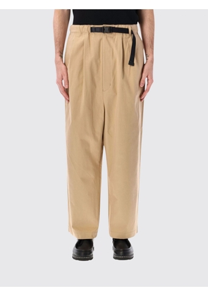 COMME DES GARÇONS Wide Leg Cotton Trousers with Drawstring Waist