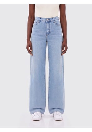 FRAME Jeans Woman color Gnawed Blue