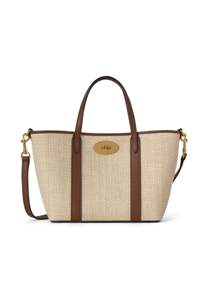 Mulberry Women's Leather Mini Bayswater Tote Ecru-Bright Oak