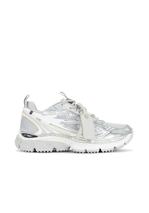 OFF-WHITE Be Right Back Mesh Sneaker in Grey & Silver - Grey. Size 45 (also in 41, 42, 43, 44, 46).