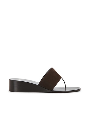 Jude Lucille Wedge Sandal in Brown - Brown. Size 37.5 (also in 36, 38).