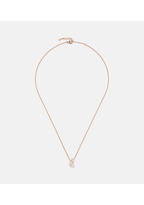 Repossi Serti Sur Vide 18kt rose gold pendant necklace with diamonds