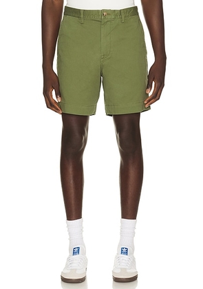 Polo Ralph Lauren Bedford Cotton Stretch Twill Short in Garden Trail - Green. Size 34 (also in 30, 32, 36, 38).