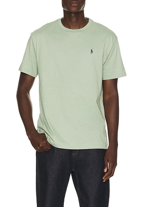 Polo Ralph Lauren Short Sleeve Crewneck T-Shirt in Light Green - Green. Size XXL/2X (also in S, M, L, XL/1X).