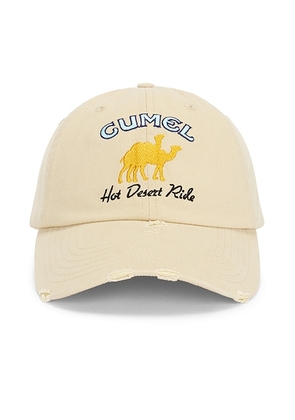 Carne Bollente Happy Humpin' Baseball Cap in Off-Brown - Brown. Size all.