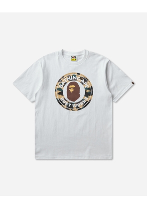 Men s 1st Camo Busy Works T-Shirt White / Yellow