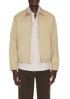 Rag & Bone Harrington Cotton Jacket in Warm Taupe - Nude. Size S (also in M, L, XL/1X).