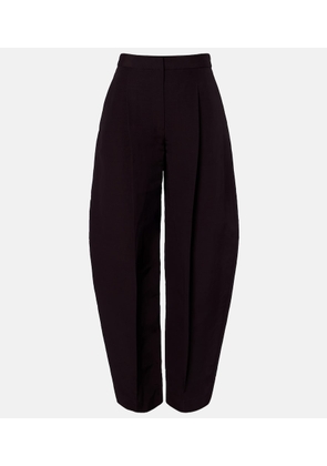 Alaia Poplin barrel-leg pants