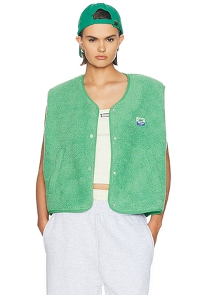 American Vintage Hoktown Vest in Palmier - Green. Size M/L (also in XS/S).