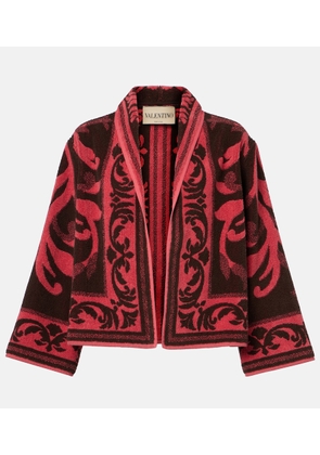 Valentino Cotton terry jacquard jacket