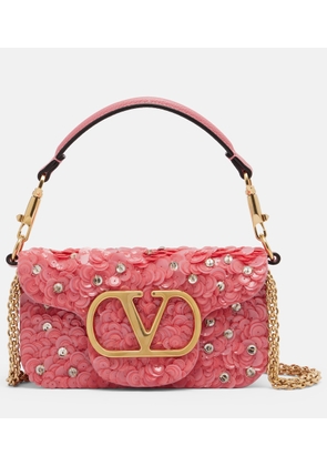 Valentino Garavani Loco Small sequined shoulder bag
