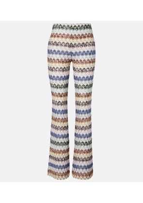 Missoni Knitted lame flared pants