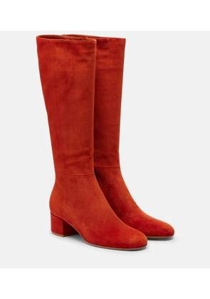Gianvito Rossi Joelle suede knee-high boots