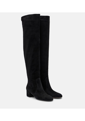 Gianvito Rossi Suede knee-high boots
