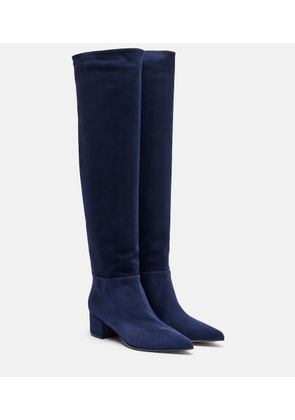 Gianvito Rossi Suede knee-high boots