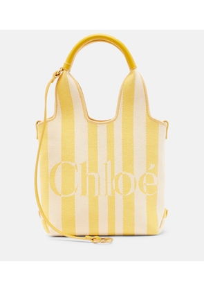 Chloe Chloe Stripy Mini jacquard top-handle bag