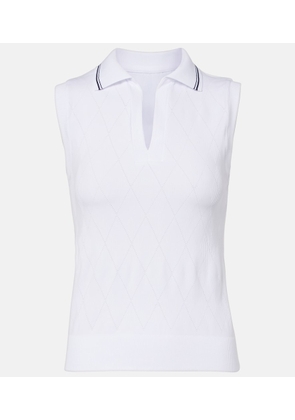 Varley Marit argyle polo shirt