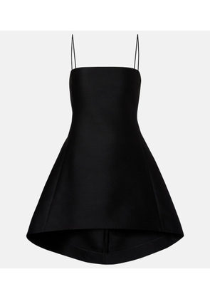 Balenciaga Wool and silk minidress