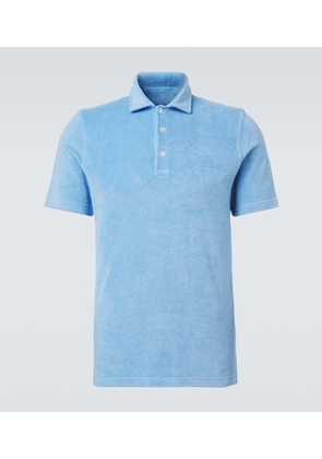 Fedeli Cotton terry polo shirt