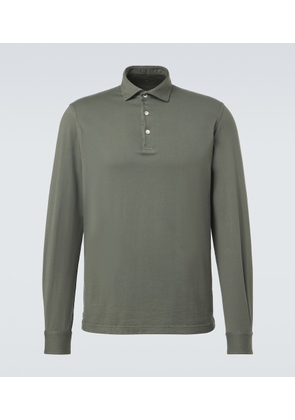 Fedeli Cotton pique polo shirt