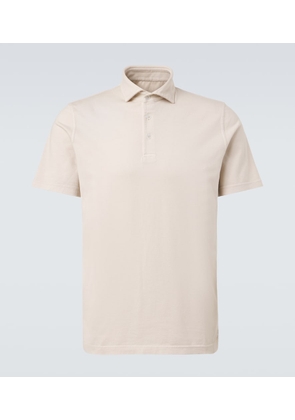 Fedeli Cotton jersey polo shirt