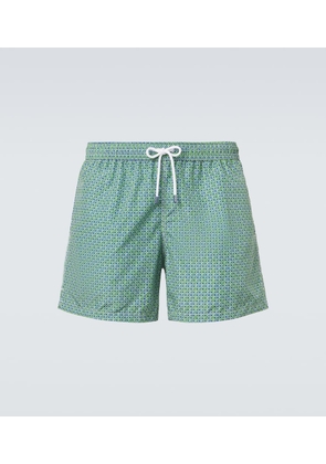 Fedeli Madeira printed swim trunks