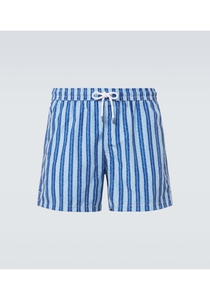 Fedeli Madeira striped swim trunks